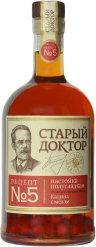 Старый Доктор Рецепт №5 Калина с Мёдом